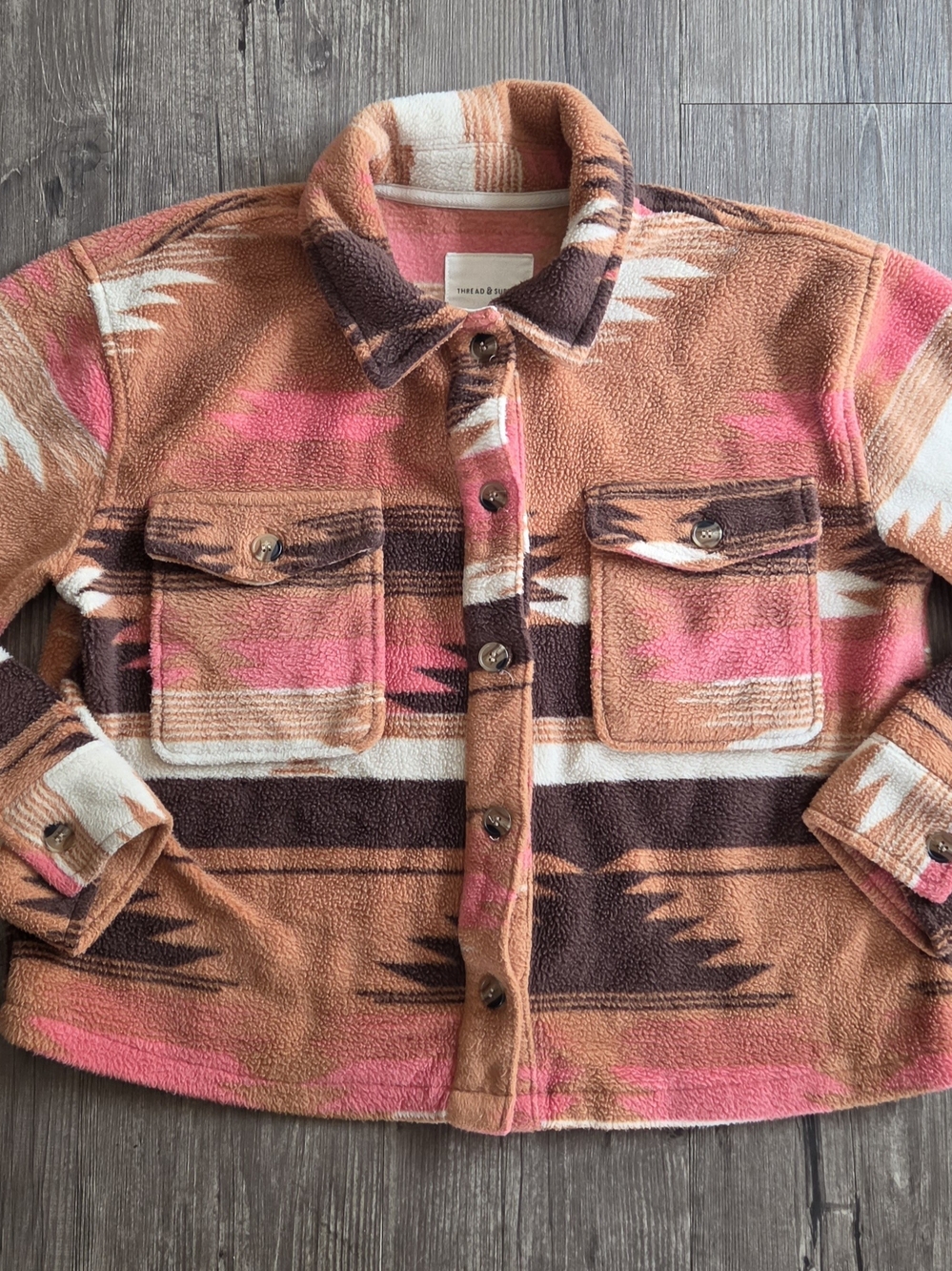 Thread & Supply Aztec Fleece Shacket